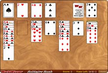Solitaire Rush at Worldwinner